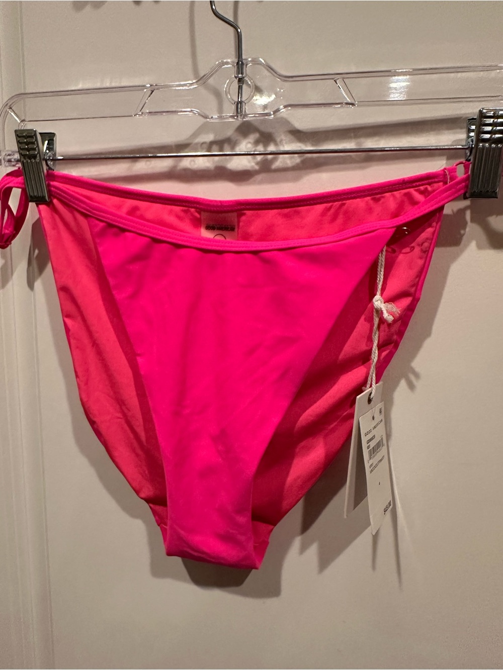 Good American Knockout Pink Bikini Bottom